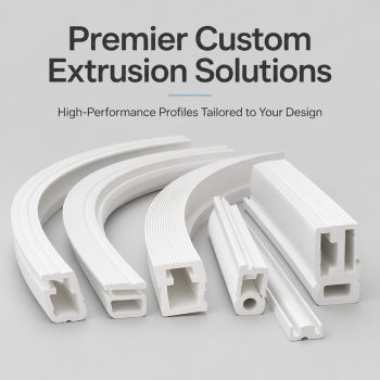 White flexible silicone extruded profiles / silicone tubing / flexible silicone strips
