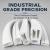 White flexible silicone extruded profiles / silicone tubing / flexible silicone strips