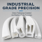 White flexible silicone extruded profiles / silicone tubing / flexible silicone strips