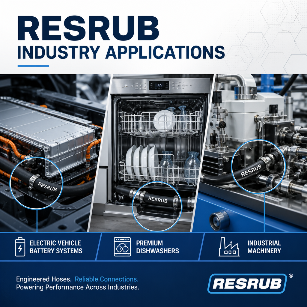What industries and products are RESRUB products widely used in?