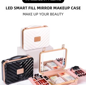 Custom OEM & ODM Smart LED Makeup Case - Rechargeable Lighted Vanity Box Ideal for Professionals & Travelers | Wholesale Solutions for Importers, Distributors, and Brand Merchants Worldwide