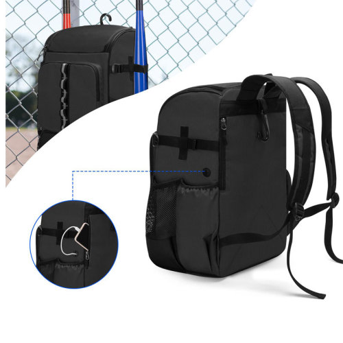 Factory Customized Backpack Polyester Waterproof Fabric Baseball Bag Professional Sports Bag