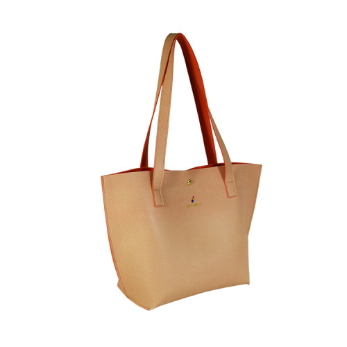 Custom plant tanned soft leather cross print PU leather Tote bag