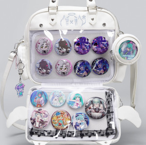 Ita Bag - Transparent Anime Collector Bag for Pins, Patches & Bulk Custom Orders
