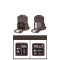 Camera Backpack - Waterproof & Shockproof DSLR Bag w/ Customizable Compartments