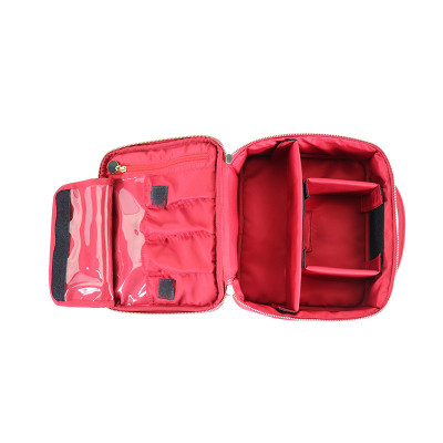 PU Leather Makeup Bag - Waterproof, Lightweight & Customizable Cosmetic Organizer for Salons
