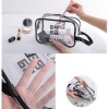 Clear Makeup Bag - Waterproof, Transparent Travel Organizer for Cosmetics & Toiletries