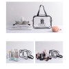 Clear Makeup Bag - Waterproof, Transparent Travel Organizer for Cosmetics & Toiletries