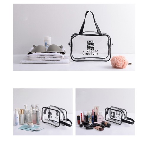 Wholesale portable makeup bag Waterproof portable travel skincare products large capacity storage bag box ins wind toiletry bag