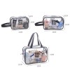 Clear Makeup Bag - Waterproof, Transparent Travel Organizer for Cosmetics & Toiletries