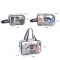 Clear Makeup Bag - Waterproof, Transparent Travel Organizer for Cosmetics & Toiletries