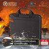 Fireproof Accordion File Bag - Flame-Resistant, Durable Document Organizer for Office & Home
