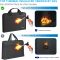 Fireproof Accordion File Bag - Flame-Resistant, Durable Document Organizer for Office & Home