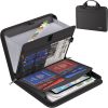 Fireproof Accordion File Bag - Flame-Resistant, Durable Document Organizer for Office & Home