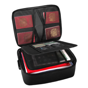 Fireproof Document Bag - Flame-Resistant, Waterproof, & Durable for Important Papers