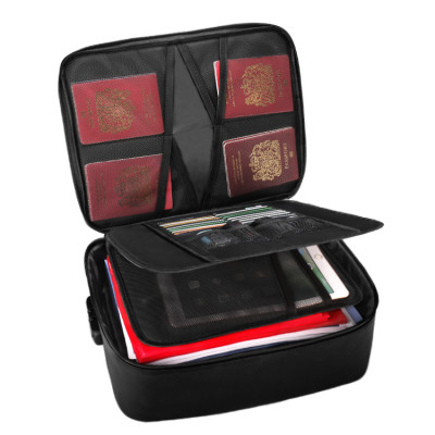 Fireproof Document Bag - Flame-Resistant, Waterproof, & Durable for Important Papers