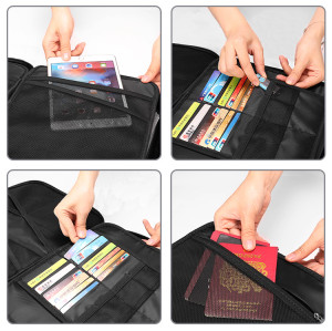 Fireproof Document Bag - Flame-Resistant, Waterproof, & Durable for Important Papers