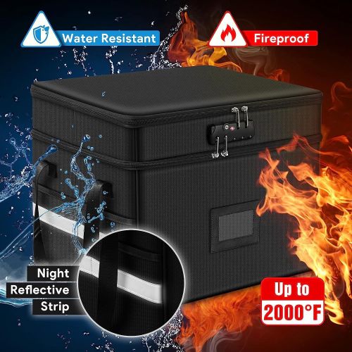 New fireproof file box Contract documents storage Fireproof file box Fireproof file box