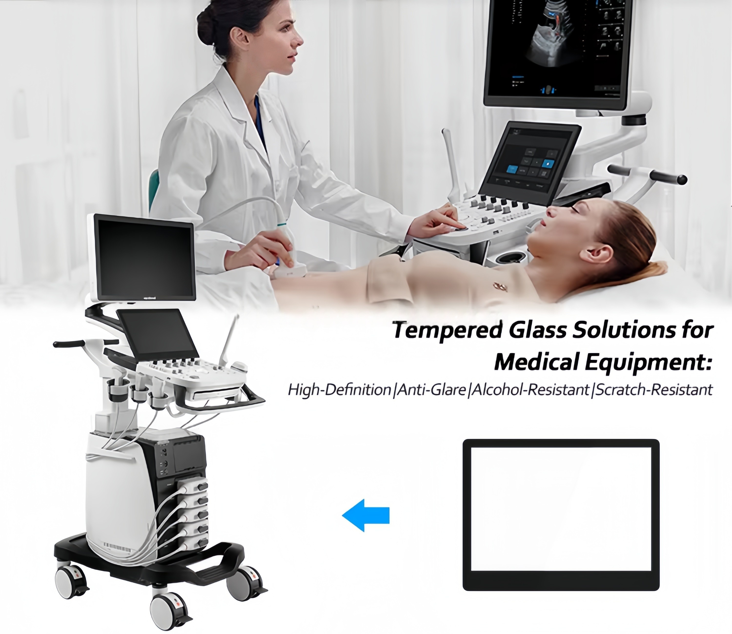 [Medical Grade Tempered Glass Cover Solution]