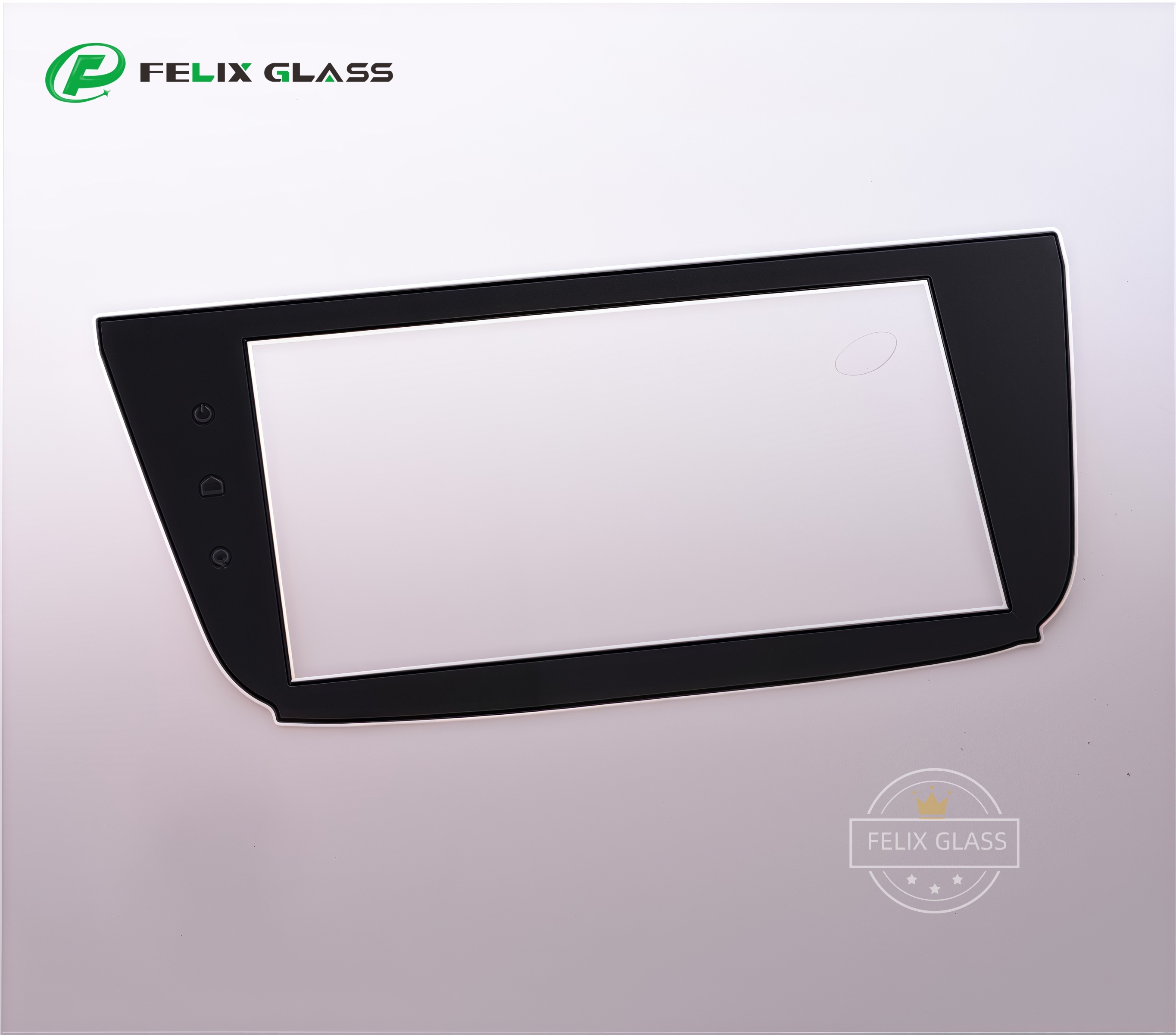Customized new energy vehicle display touch glass