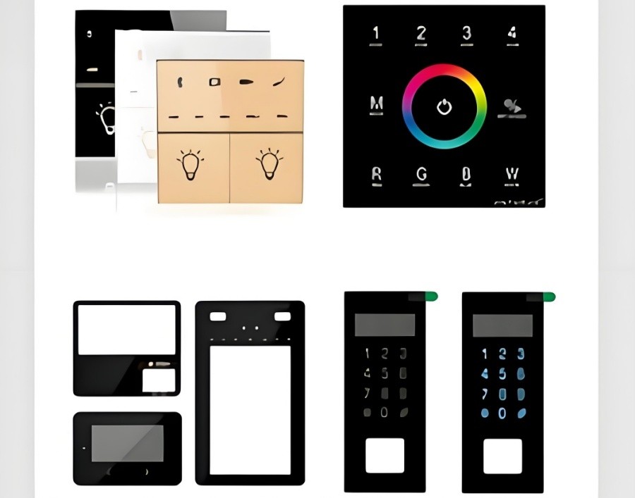 Single‑sided AG anti‑glare display glass sample