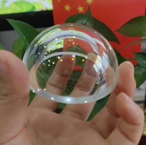 Thickness 2mm 3mm 4mm 5mm 10mm High Quality Hemisphere Clear Semicircle  Dome Cover Lens Optical glass dome  BK7 BK10 H-K9L