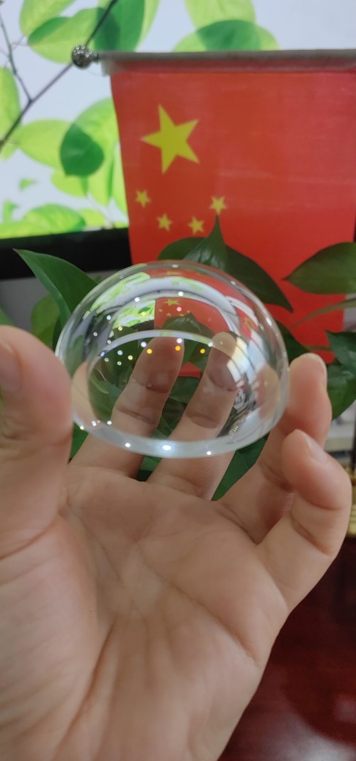 Thickness 2mm 3mm 4mm 5mm 10mm High Quality Hemisphere Clear Semicircle  Dome Cover Lens Optical glass dome  BK7 BK10 H-K9L