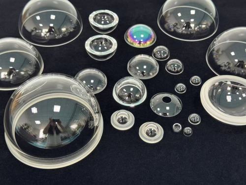 Factory OEM Custom Hemispherical & Slanted Edge BK7/K9 Optical Glass Dome Lens | Clear Lens | For Sensor & Camera Protection