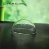 Factory OEM custom hemispherical & slanted edge BK7/K9 optical glass domes with clear lens. Ideal for compact sensors & camera protection. Custom thickness & coating available