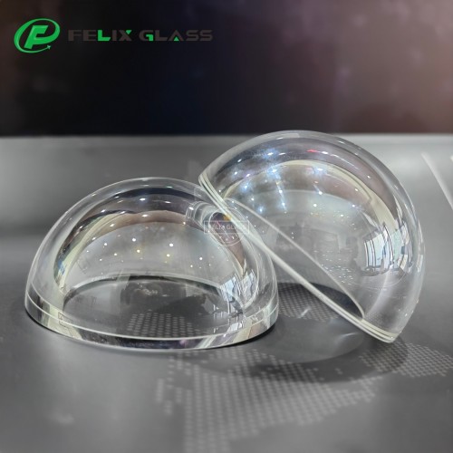 Custom Hemispherical Optical Domes | Slanted Edge Optical Ball Domes FE-GXQZ-0100299