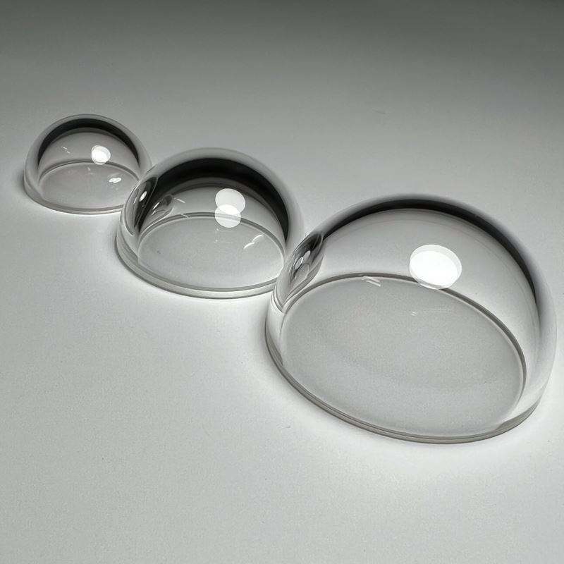 Sapphire optical dome for underwater camera and ROV equipment