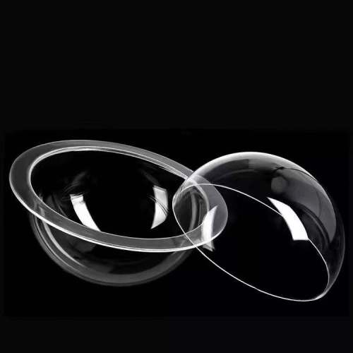 Factory OEM Custom BK7/K9 Optical Glass Dome Lens | Waterproof AR Coated | Thin Edge for Underwater Camera & CCTV Protection