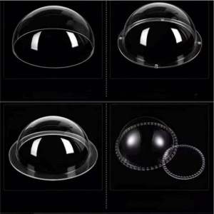 Factory OEM Custom BK7/K9 Optical Glass Dome Lens | Waterproof AR Coated | Underwater Camera & CCTV Protection