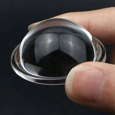 Factory OEM Custom BK7/K9 Optical Glass Dome Lens | Waterproof AR Coated | Flanged Edge for Underwater Camera & CCTV Protection 1