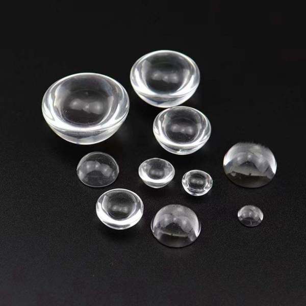 Factory OEM Custom Mini Hemispherical BK7/K9 Optical Glass Dome Lens | Clear Lens | Small Size for Sensor/LED/Medical Protection