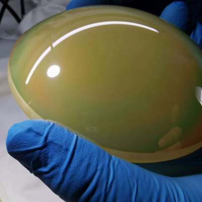 Factory OEM Custom BK7/K9 Optical Glass Dome Lens | Gold IR Coated | Waterproof & High Reflective for Underwater Camera & CCTV Protection