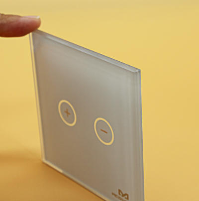 Custom Smart Home Touch Control Glass Panel | Tempered AF/AR Coated 3-Gang Touch Switch Glass Cover | FELIX GLASS