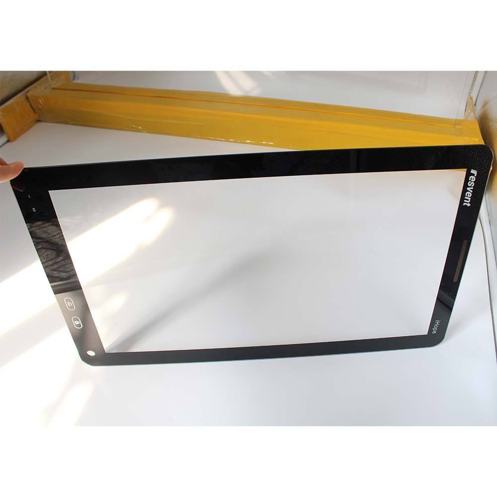 Custom-shaped tempered display window glass