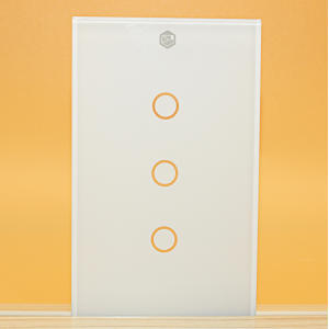 Custom Smart Home Touch Control Glass Panel | Tempered AF/AR Coated 3-Gang Touch Switch Glass Cover | FELIX GLASS