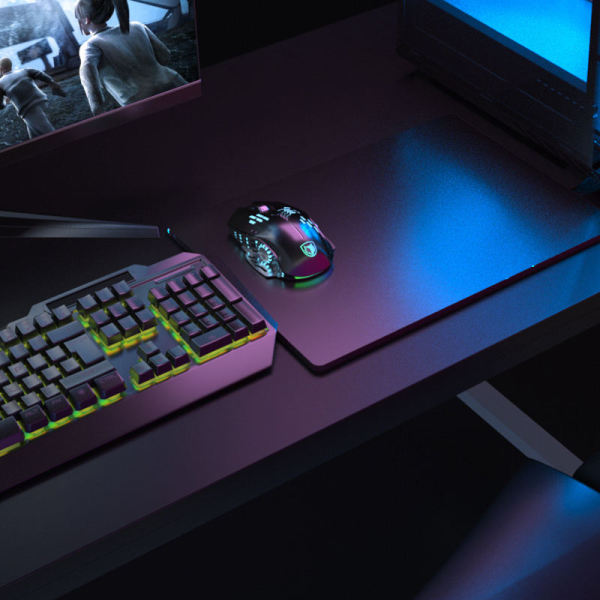 Gaming Tempered Glass Mouse Pad Ultra‑Smooth AF Coated Waterproof