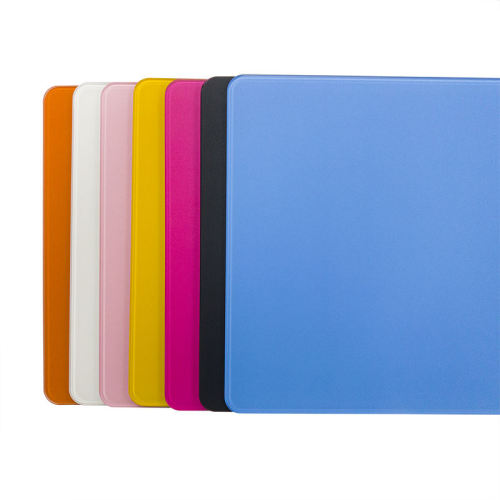 Silent Slim Glass Mouse Pad | Ultra-Thin Smooth Quiet Desktop Mat