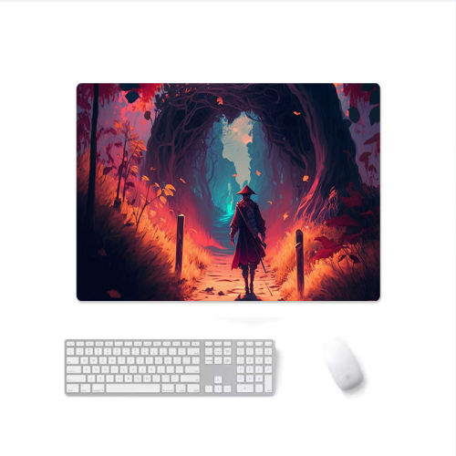Custom Printed Tempered Glass Mouse Pad | Personalized Logo Picture Gaming Desk Mat
