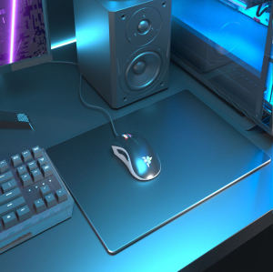 Custom Printed Tempered Glass Gaming Mouse Pad | Personalized Design Waterproof Mouse Mat