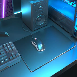 Clear Transparent Glass Mouse Pad | Ultra Clear Premium Gaming Mat