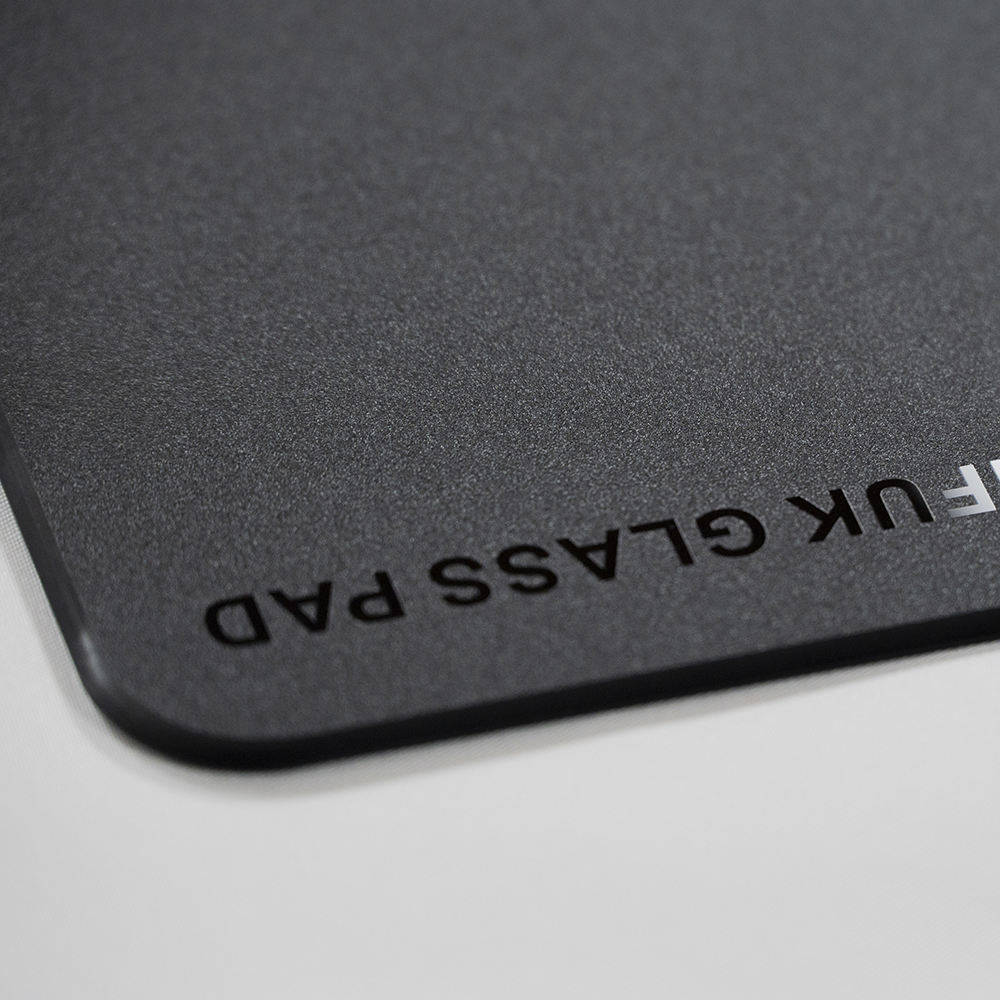 Custom printed tempered glass mouse pad