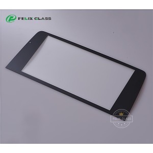 Custom Black Border 1.1mm Chemically Strengthened Display Cover Glass | AR/AF/AG Coated Touch Screen Panel for Indicator Displays | FELIX GLASS