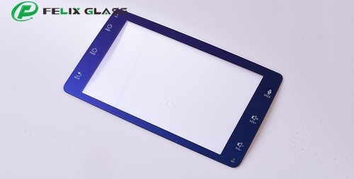Custom 2.5D Edge Chemically Strengthened Display Cover Glass | AR/AF/AG Coated Touch Screen Panel for Industrial Displays | FELIX GLASS