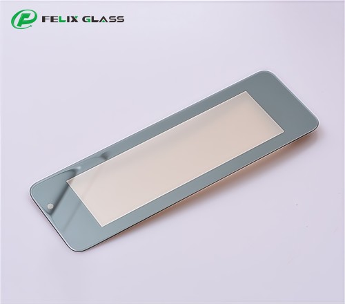 Custom Black Border 1.1mm Chemically Strengthened Display Cover Glass | AR/AF/AG Coated Touch Screen Panel for Indicator Displays | FELIX GLASS