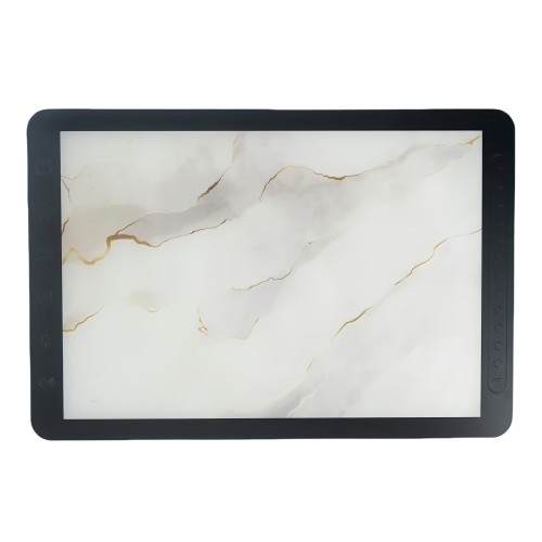 Custom 2.5D Edge Chemically Strengthened Display Cover Glass | AR/AF/AG Coated Touch Screen Panel for Industrial Displays | FELIX GLASS