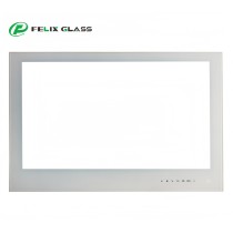 High Precision 2.5D Edge Chemically Strengthened Display Glass Panel | Custom AR/AF/AG Coated Touch Screen Cover for Industrial Equipment